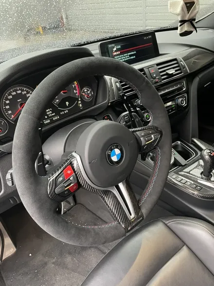 더핸들 bmw m3 f80 핸들알칸타라 작업 / 남양주 별내면