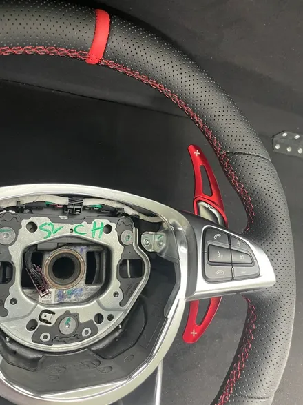 벤츠 cla45amg c117 핸들가죽교체,복원 / 남양주 별내면
