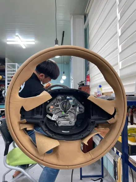 볼보 xc90 핸들가죽교체! / 남양주 별내면