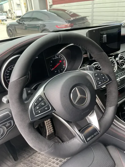 벤츠 glc 43amg x253 핸들가죽교체 복원 / 남양주 별내면