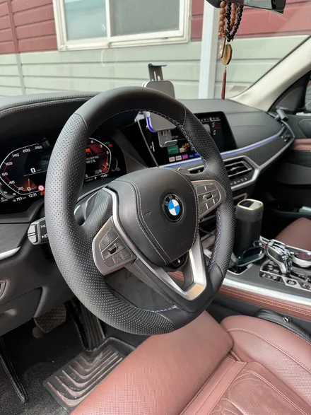 더핸들 bmw x7 핸들가죽교체 복원작업 / 남양주 별내면