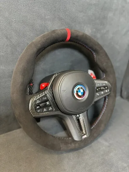 더핸들 bmw m3 g80 핸들알칸타라 작업 / 남양주 별내면