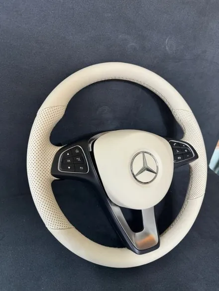 더핸들 벤츠 glc 350e x253 베이지핸들 가죽교체 작업 / 남양주 별내면
