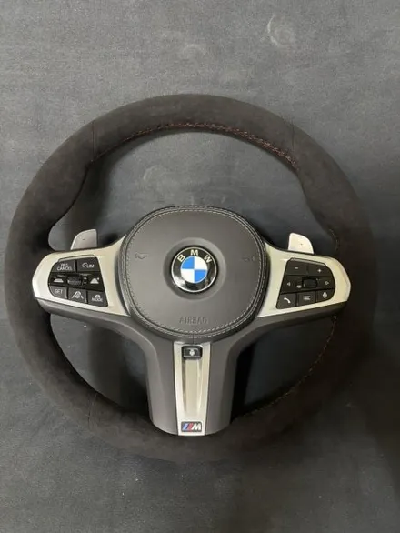 더핸들 bmw x6 40d g06 핸들 알칸타라 작업 / 남양주 별내면