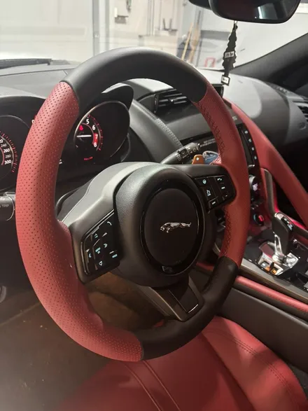 더핸들 재규어 F-TYPE 핸들가죽교체 / 남양주 별내면
