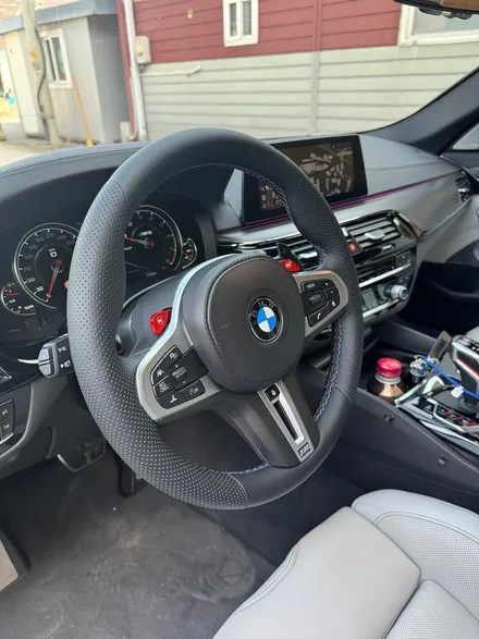 더핸들 bmw m5 f90 핸들가죽교체 복원작업 / 남양주 별내면