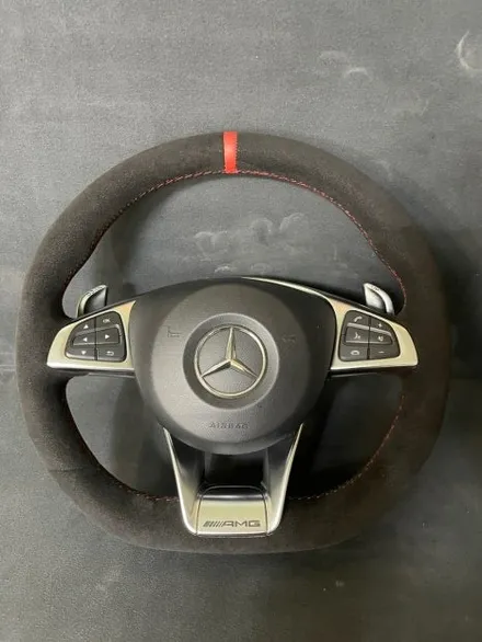 [더핸들]벤츠 CLA 45 AMG 4MATIC C117 순정 알칸타라 핸들 오염·손상 → 신품급 복원 작업기 / 남양주 별내면