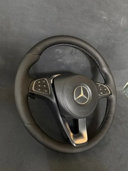 [더핸들]벤츠 GLS350d 4MATIC X166 핸들가죽교체 복원작업 / 남양주 별내면