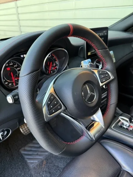 [더핸들]벤츠 CLA45 AMG 4MATIC C117 핸들가죽교체 복원작업 / 남양주 별내면