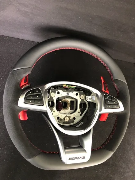 벤츠 a클래스 a43 amg 핸들가죽교체 작업^^ / 남양주 별내면
