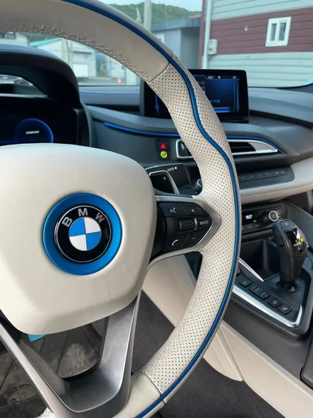 bmw i8 핸들 베이지가죽교체 “더핸들” / 남양주 별내면