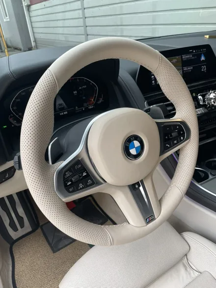 bmw 840i g15 핸들베이지 가죽교체 더핸들 / 남양주 별내면