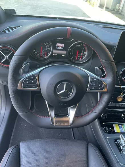 더핸들 벤츠 cla 45amg c117 핸들가죽교체 복원작업 / 남양주 별내면
