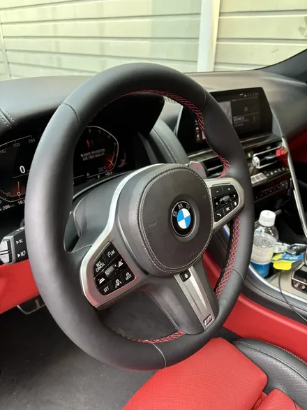 더핸들 bmw 840i g15 핸들복원 가죽교체 작업 / 남양주 별내면