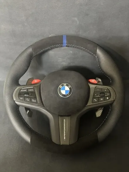 더핸들 bmw x5 m60i g05 핸들가죽튜닝 / 남양주 별내면