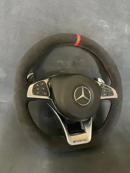 [더핸들]벤츠 CLA 45 AMG 4MATIC C117 순정 알칸타라 핸들 오염·손상 → 신품급 복원 작업기 / 남양주 별내면