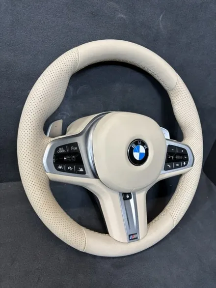 [더핸들]BMW X4 M40i xDrive G02 핸들 컬러변경 가죽교체 작업 / 남양주 별내면
