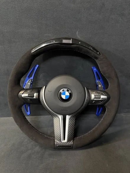 [더핸들]BMW M2 F87 퍼포먼스 핸들 알칸타라 교체 & 복원 작업!! 손상된 순정 알칸타라를 새 알칸타라로 깔끔하게 복원 / 남양주 별내면