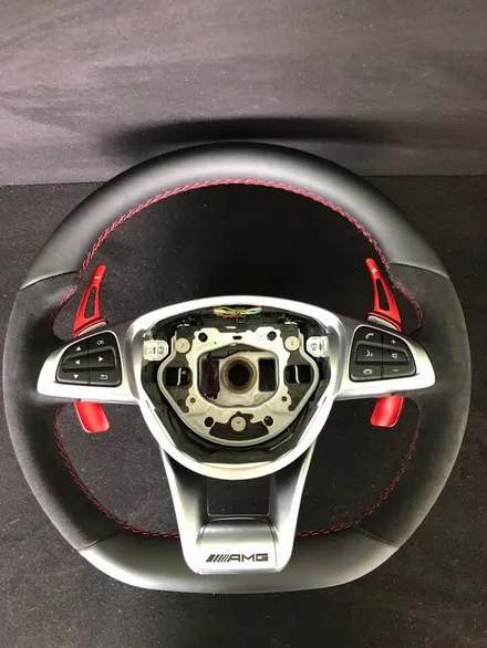 벤츠 a클래스 a43 amg 핸들가죽교체 작업^^ / 남양주 별내면