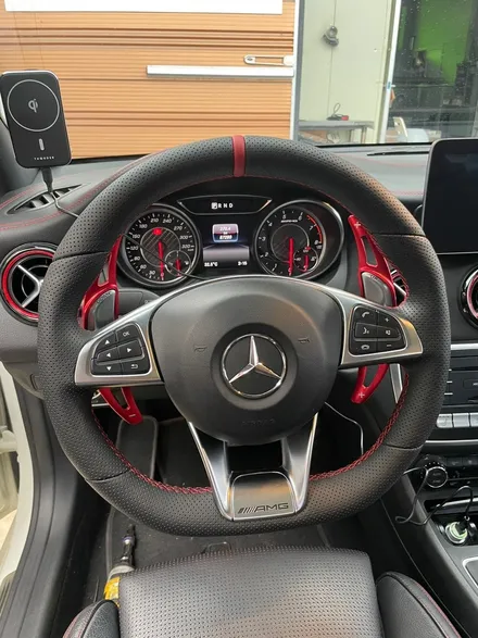 벤츠 cla45amg c117 핸들가죽교체,복원 / 남양주 별내면