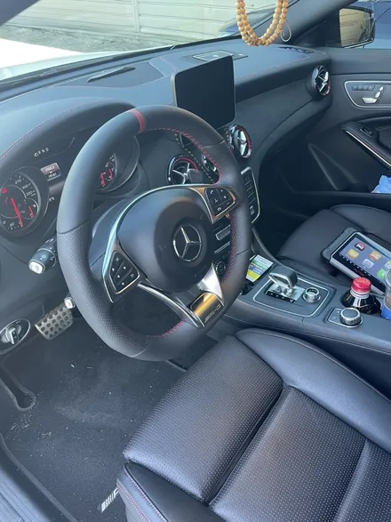 더핸들 벤츠 cla 45amg c117 핸들가죽교체 복원작업 / 남양주 별내면