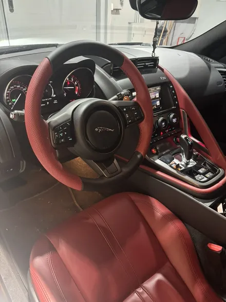 더핸들 재규어 F-TYPE 핸들가죽교체 / 남양주 별내면