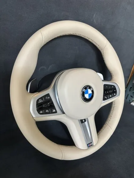 더핸들 bmw x4 g02 베이지핸들 가죽교체 복원작업 / 남양주 별내면