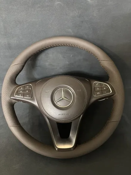 벤츠 GLS 500 X166 핸들가죽 복원 교체 작업 – 더핸들 / 남양주 별내면
