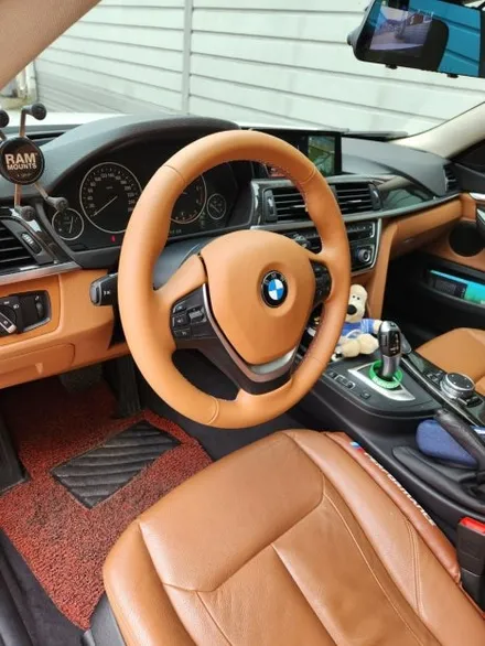 더핸들 BMW 420d xDrive F32 핸들 컬러 변경 가죽 교체 작업 / 남양주 별내면