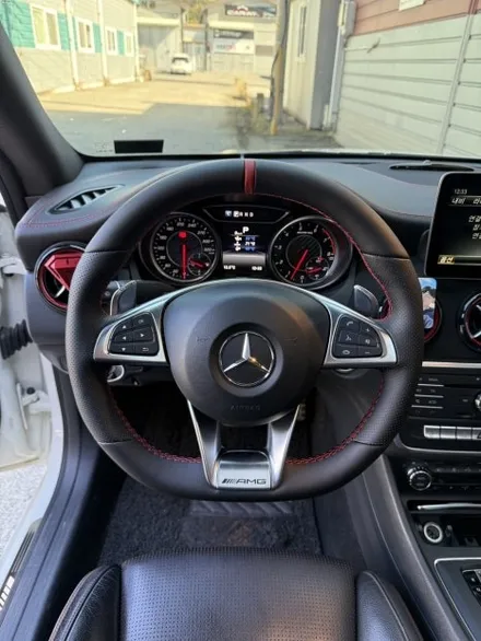 [더핸들]벤츠 CLA45 AMG 4MATIC C117 핸들가죽교체 복원작업 / 남양주 별내면