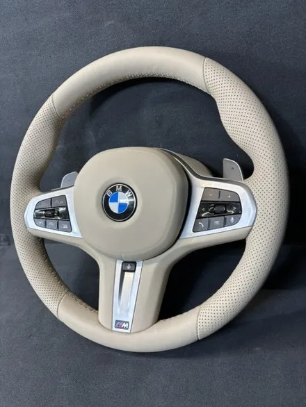 [더핸들]BMW X4 M40i xDrive G02 핸들 컬러변경 가죽교체 작업 / 남양주 별내면