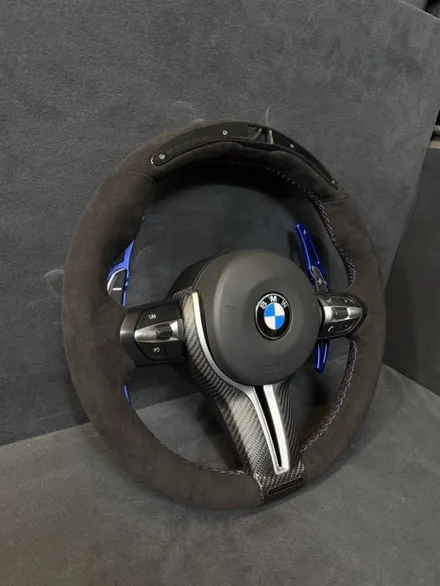 [더핸들]BMW M2 F87 퍼포먼스 핸들 알칸타라 교체 & 복원 작업!! 손상된 순정 알칸타라를 새 알칸타라로 깔끔하게 복원 / 남양주 별내면