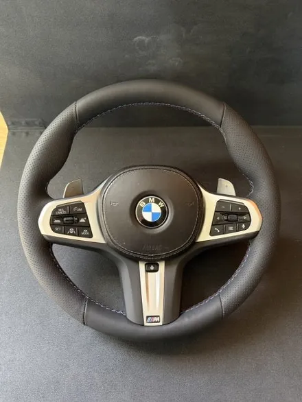 [더핸들] BMW X6 (G06) xDrive30d M 스포츠 핸들 가죽교체 복원작업! 손상된 핸들이 새핸들로 변신 / 남양주 별내면