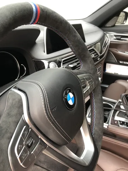 더핸들 bmw 730d g11 핸들샤무드@ 작업 / 남양주 별내면