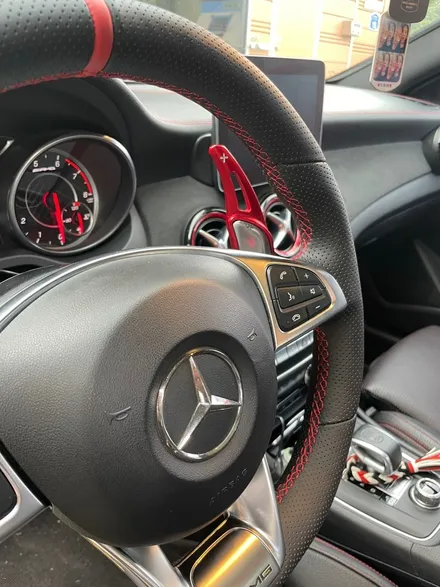 벤츠 cla45amg c117 핸들가죽교체,복원 / 남양주 별내면