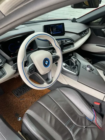 bmw i8 핸들베이지 가죽교체 (더핸들본점) / 남양주 별내면