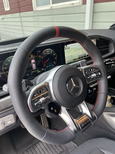더핸들 벤츠 gle 53amg w167 핸들가죽교체 복원작업 / 남양주 별내면