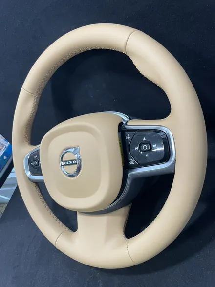 더핸들 볼보 xc60 브라운핸들 가죽교체작업 / 남양주 별내면