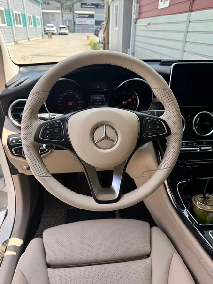 더핸들 벤츠 glc 350e x253 베이지핸들 가죽교체 작업 / 남양주 별내면
