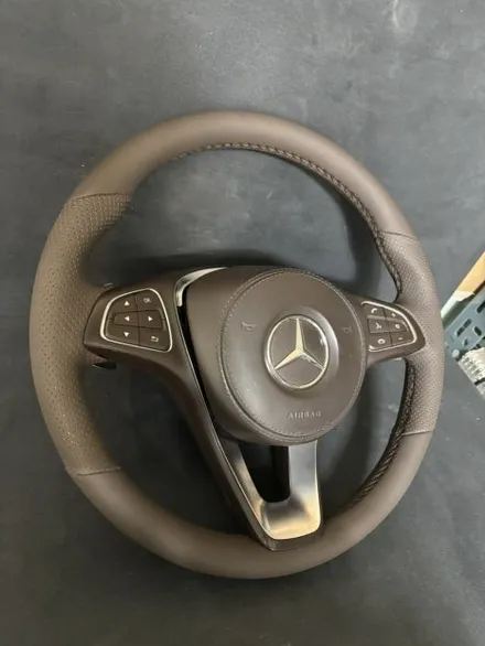 벤츠 GLS 500 X166 핸들가죽 복원 교체 작업 – 더핸들 / 남양주 별내면
