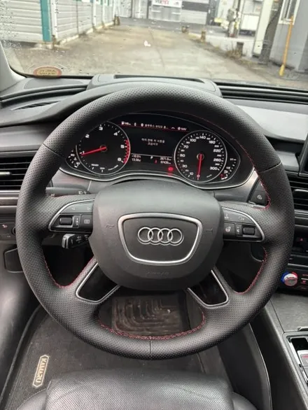 [더핸들]아우디 A6 TDI C7 핸들 가죽교체 복원작업 / 남양주 별내면