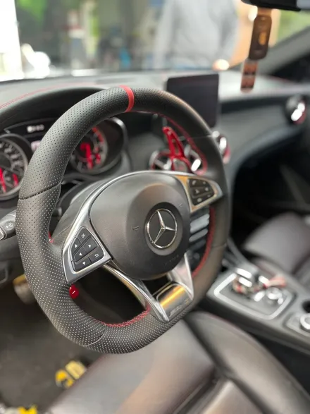 벤츠 cla45amg c117 핸들가죽교체,복원 / 남양주 별내면