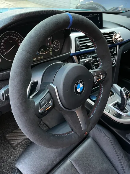 bmw m핸들 알칸타라 작업 (더핸들) / 남양주 별내면