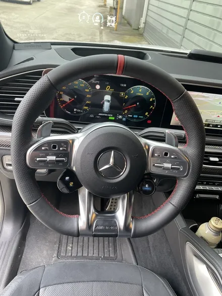 더핸들 벤츠 gle 53amg w167 핸들가죽교체 복원작업 / 남양주 별내면