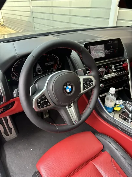 더핸들 bmw 840i g15 핸들복원 가죽교체 작업 / 남양주 별내면