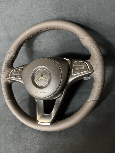 벤츠 GLS 500 X166 핸들가죽 복원 교체 작업 – 더핸들 / 남양주 별내면