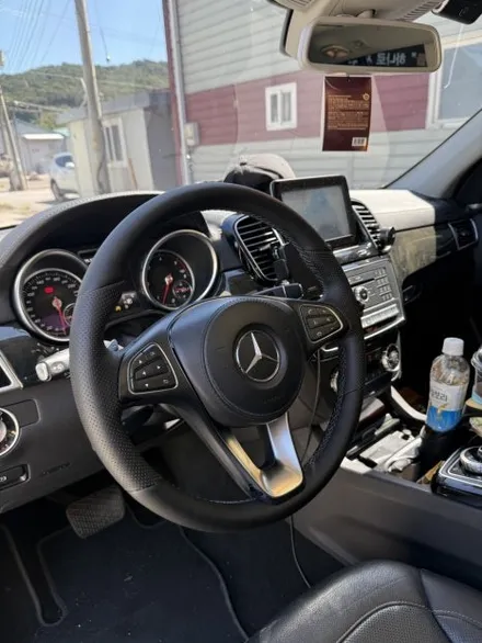 [더핸들]벤츠 GLS350d 4MATIC X166 핸들가죽교체 복원작업 / 남양주 별내면