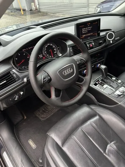[더핸들]아우디 A6 TDI C7 핸들 가죽교체 복원작업 / 남양주 별내면