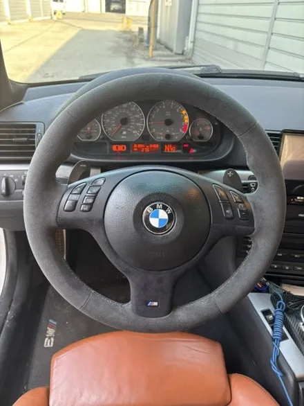 [더핸들] BMW M3 E46 핸들가죽교체 샤무드@ 작업 – 다크그레이 감성 업그레이드! / 남양주 별내면