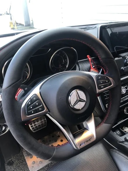 벤츠 a클래스 a43 amg 핸들가죽교체 작업^^ / 남양주 별내면